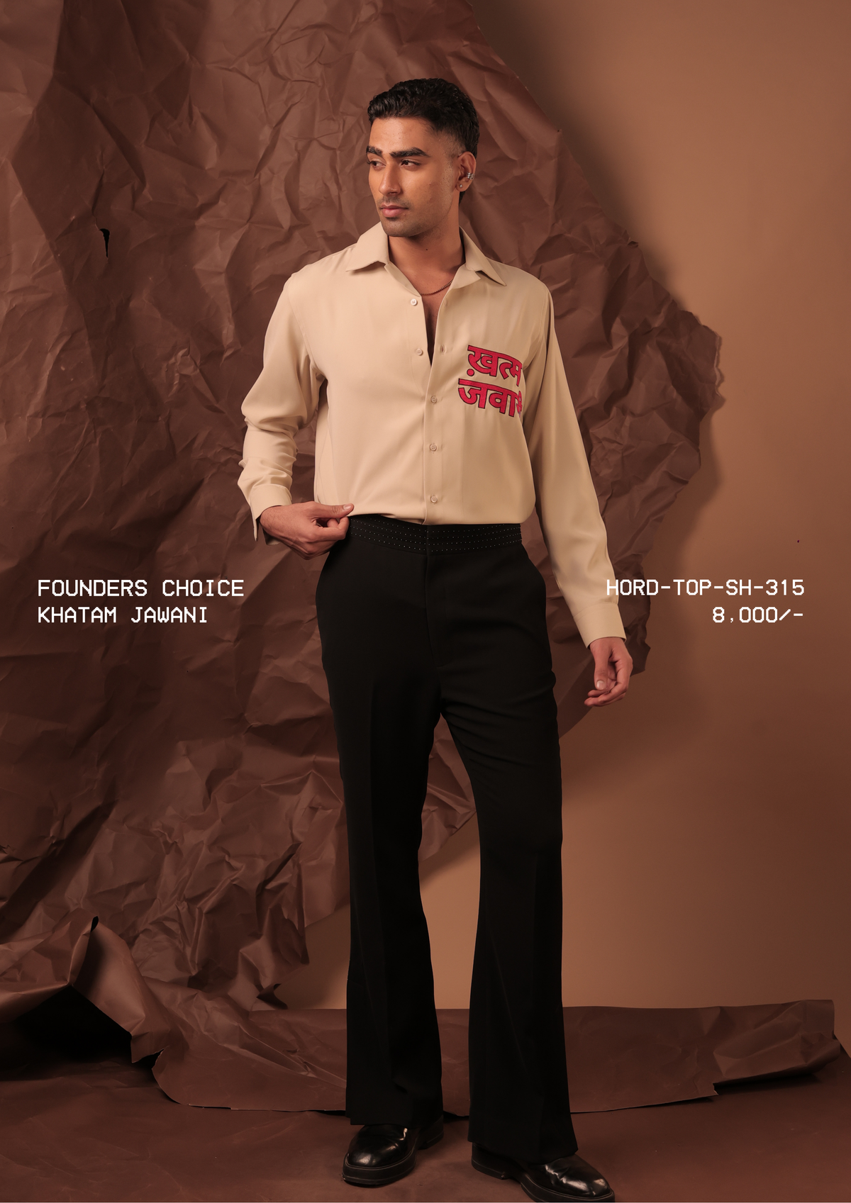 HORD Khatam Jawani shirt, SKU HORD-TOP-SH-315, price 8,000 rupees