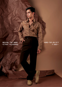 HORD Kitkat Milkshake shirt, SKU HORD-TOP-SH-517, price 7,000 rupees
