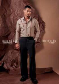 HORD Chopsticks shirt, SKU HORD-TOP-SH-519, price 7,000 rupees