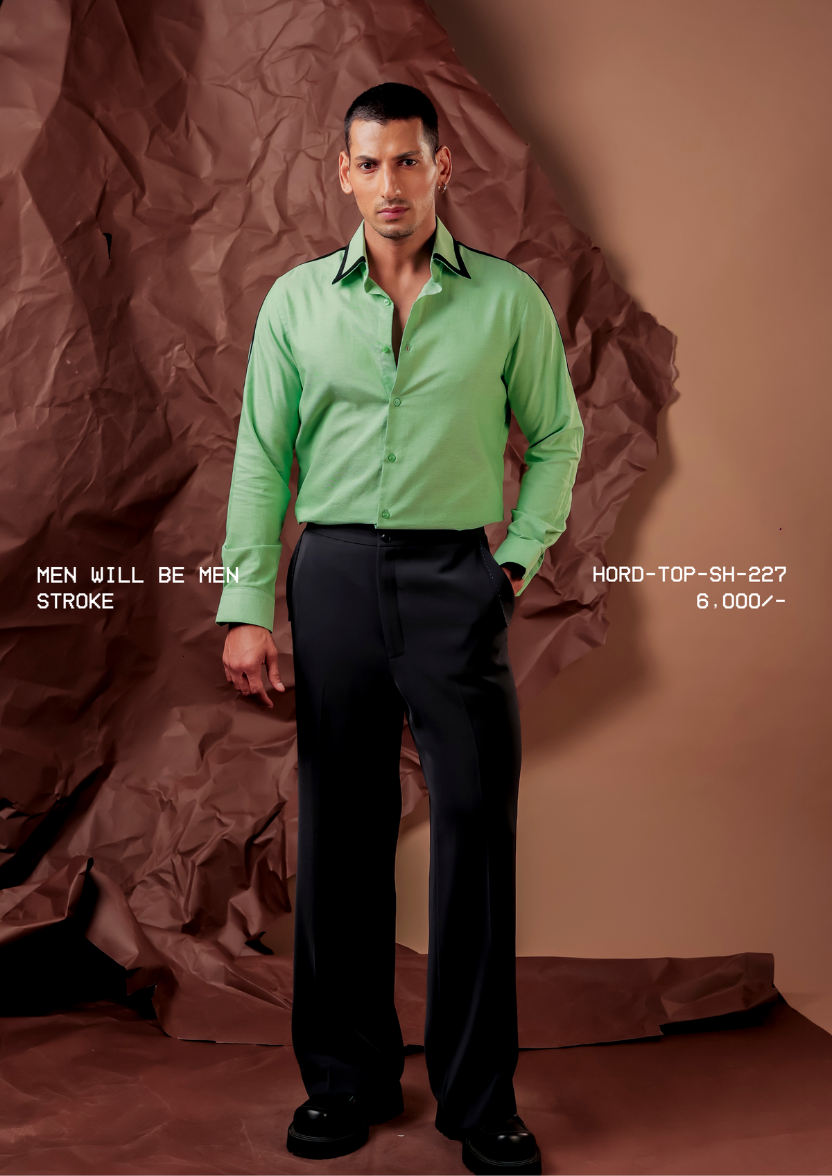 HORD Stroke shirt, SKU HORD-TOP-SH-227, price 6,000 rupees