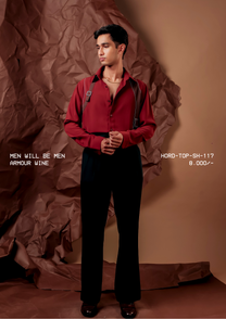 HORD Armour Wine shirt, SKU HORD-TOP-SH-117, price 8,000 rupees