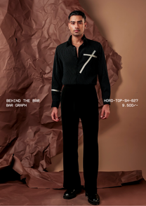 HORD Bar Graph shirt, SKU HORD-TOP-SH-627, price 9,500 rupees