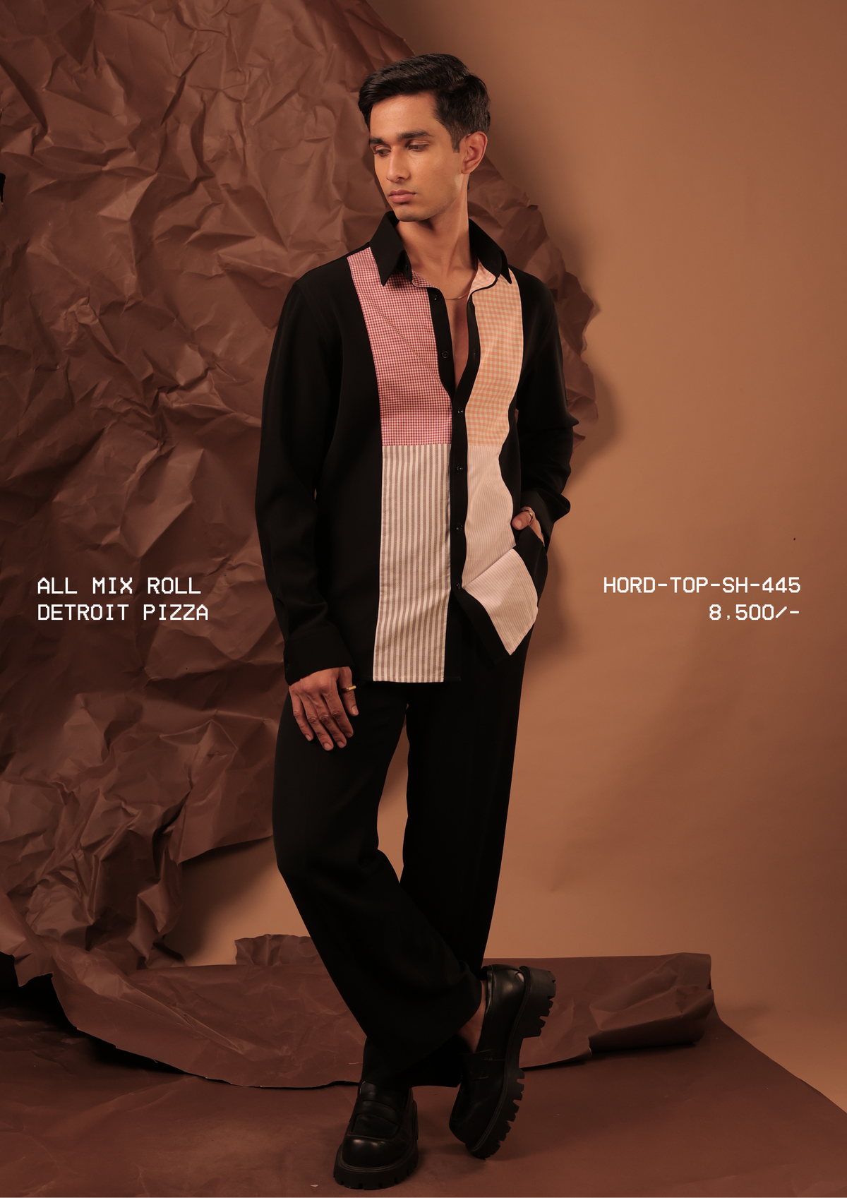 HORD Detroit Pizza shirt, SKU HORD-TOP-SH-445, price 8,500 rupees