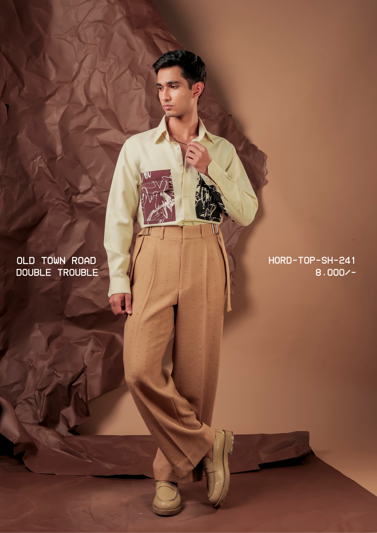 HORD Double Trouble shirt, SKU HORD-TOP-SH-241, price 8,000 rupees