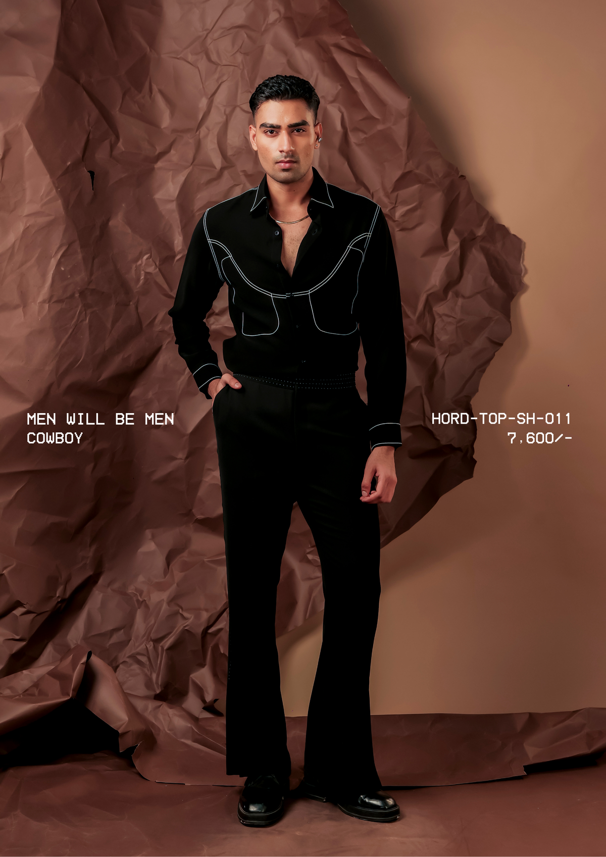 HORD Cowboy shirt, SKU HORD-TOP-SH-011, price 7,600 rupees