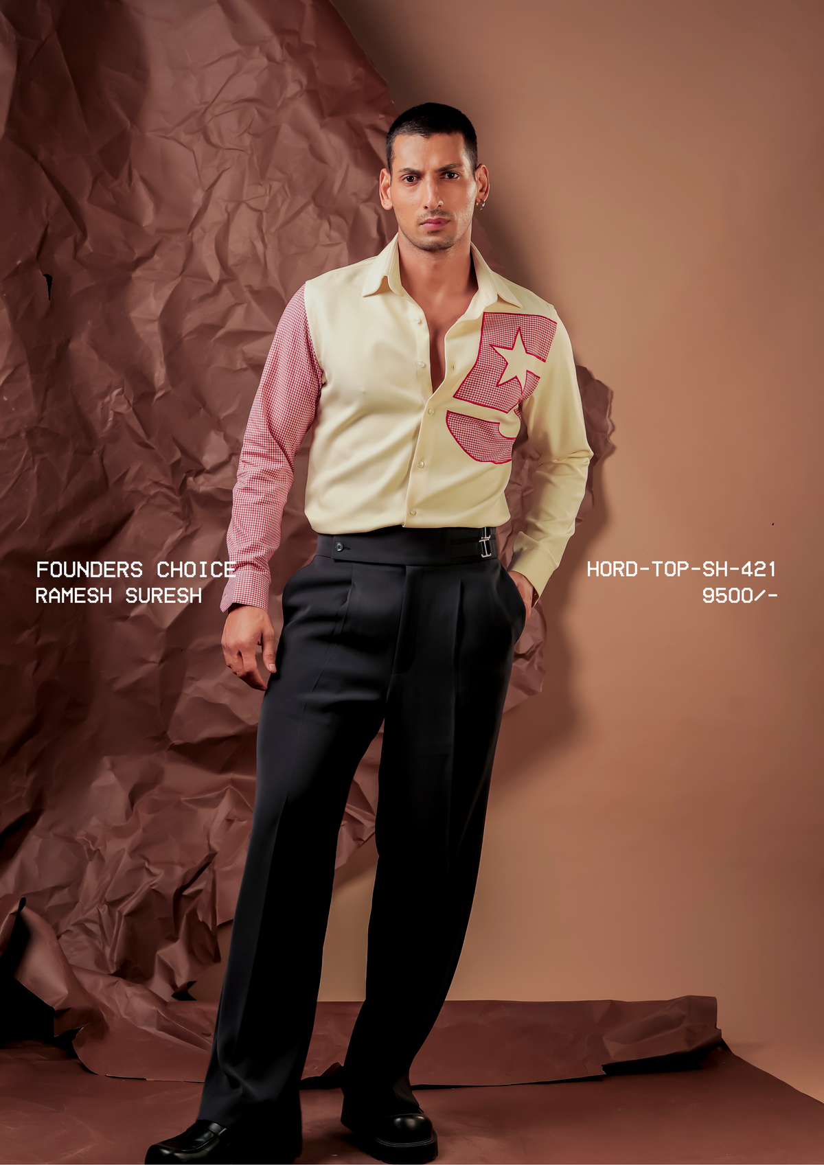 HORD Ramesh Suresh shirt, SKU HORD-TOP-SH-421, price 9,500 rupees