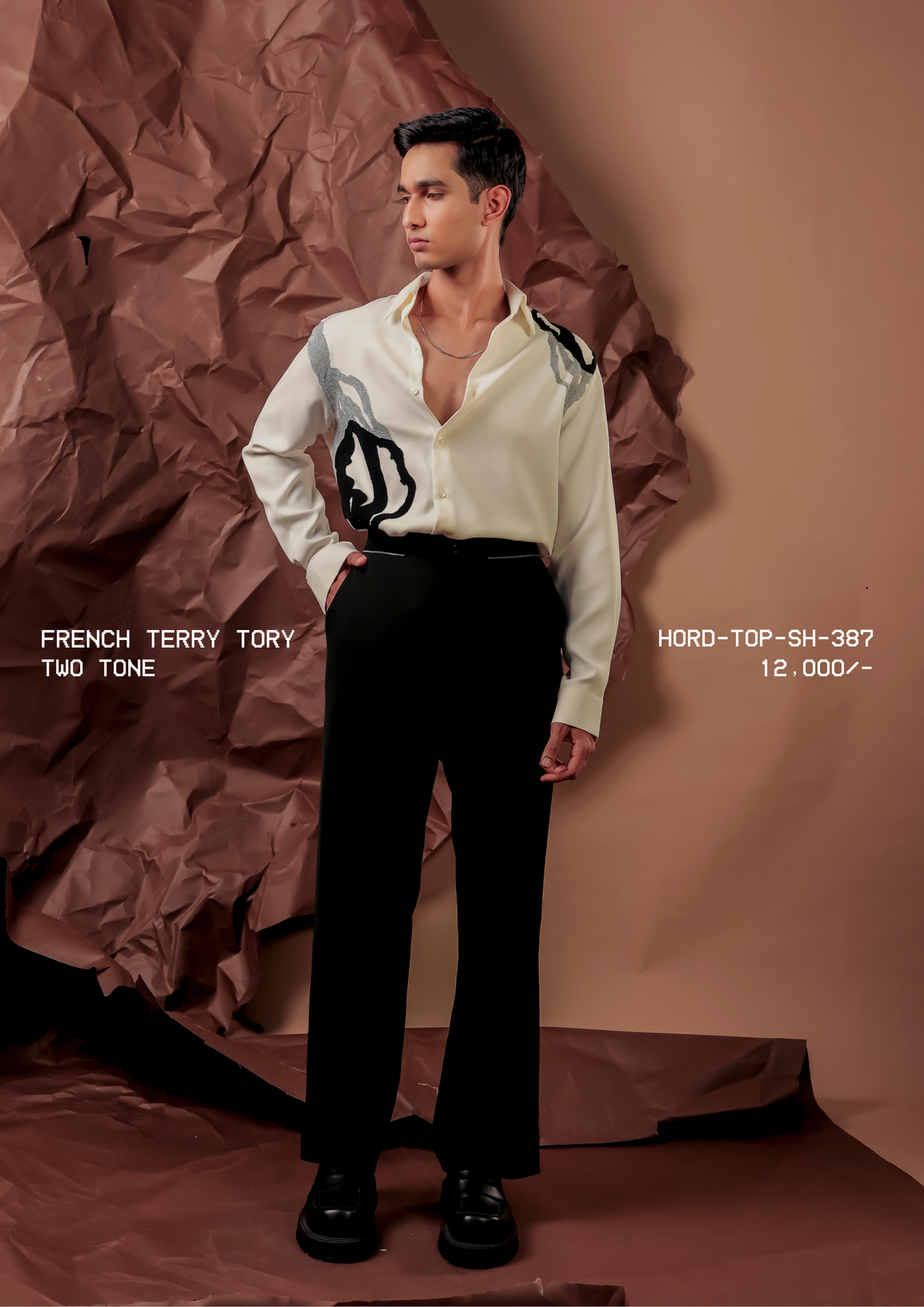 HORD Two Tone shirt, SKU HORD-TOP-SH-387, price 12,000 rupees