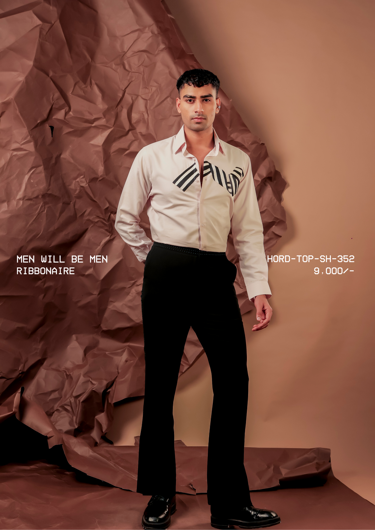 HORD Ribbonaire shirt, SKU HORD-TOP-SH-352, price 9,000 rupees