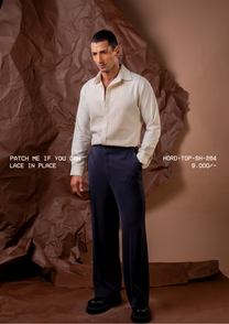 HORD Lace In Place shirt, SKU HORD-TOP-SH-264, price 9,000 rupees