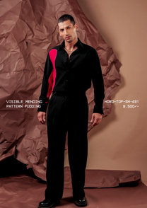 HORD Pattern Pudding shirt, SKU HORD-TOP-SH-491, price 9,500 rupees