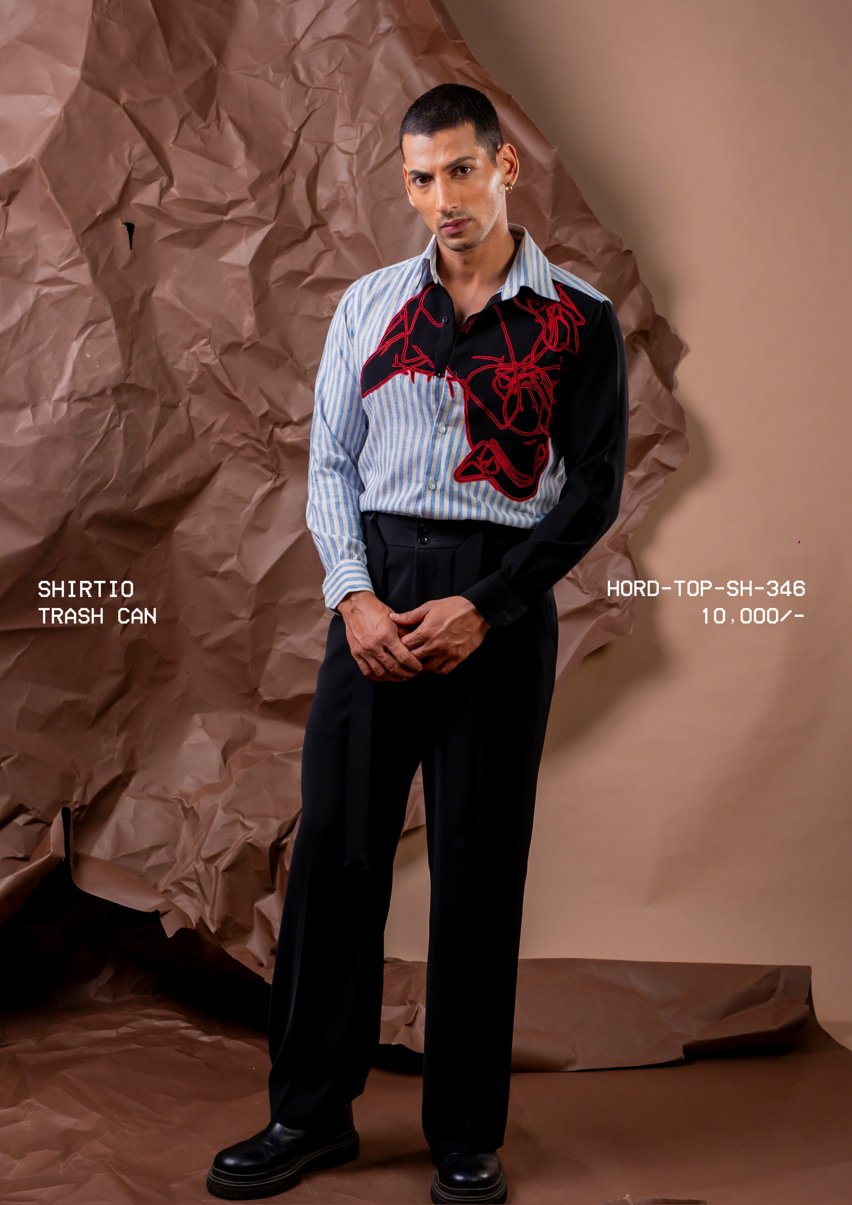 HORD Trash Can shirt, SKU HORD-TOP-SH-346, price 10,000 rupees