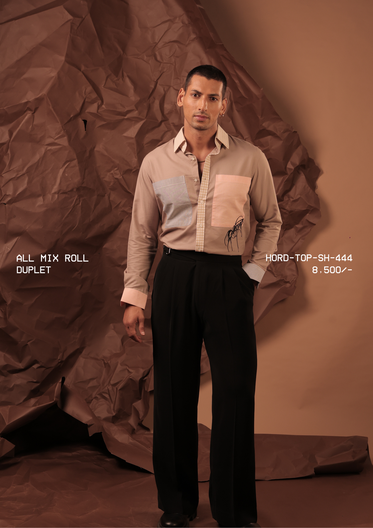 HORD Duplet shirt, SKU HORD-TOP-SH-444, price 8,500 rupees
