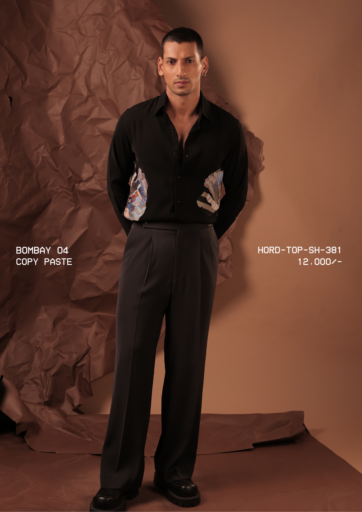 HORD Copy Paste shirt, SKU HORD-TOP-SH-381, price 12,000 rupees