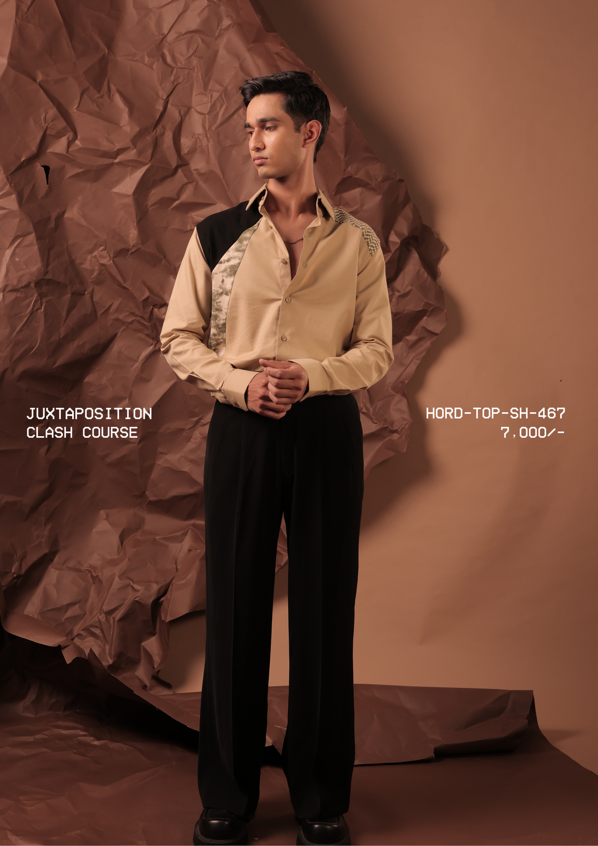 HORD Clash Course shirt, SKU HORD-TOP-SH-467, price 7,000 rupees