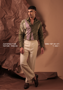 HORD Texture Tension shirt, SKU HORD-TOP-SH-471, price 7,000 rupees