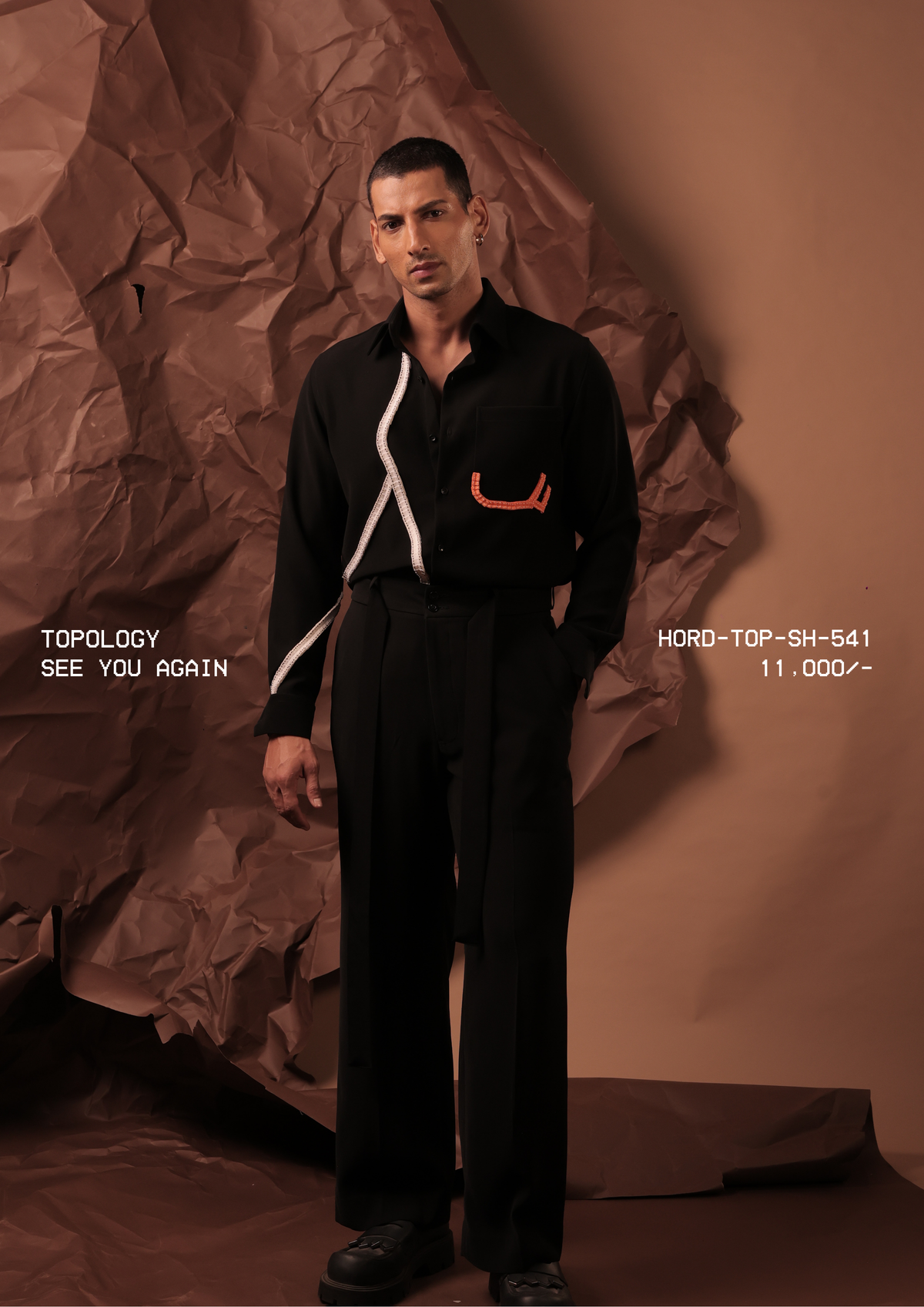 HORD See You Again shirt, SKU HORD-TOP-SH-541, price 11,000 rupees