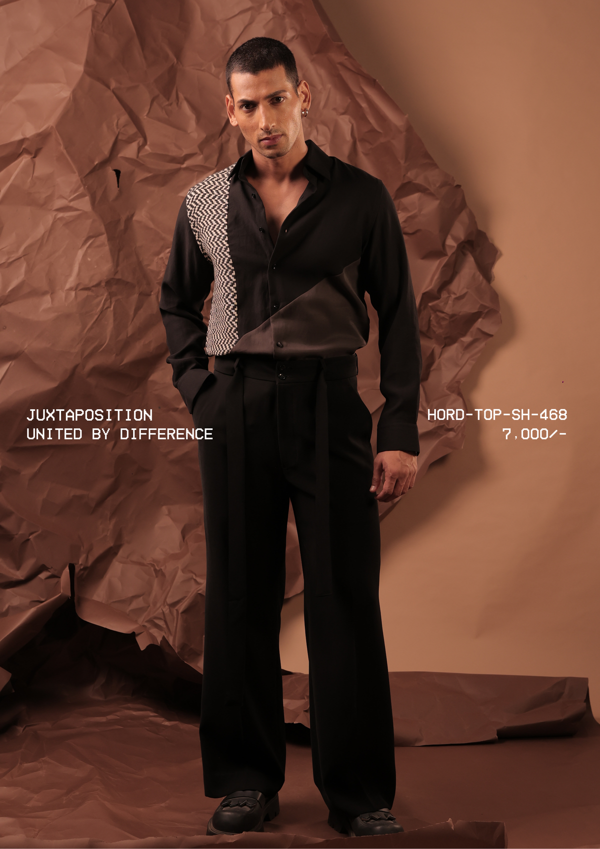 HORD United By Difference shirt, SKU HORD-TOP-SH-468, price 7,000 rupees