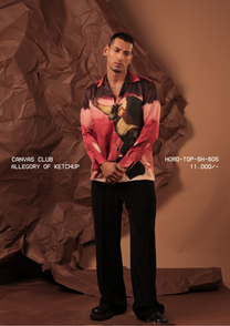 HORD Allegory Of Ketchup shirt, SKU HORD-TOP-SH-605, price 11,000 rupees