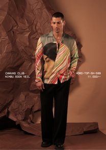 HORD Nimbu Soda Veil shirt, SKU HORD-TOP-SH-599, price 11,000 rupees