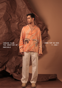 HORD The Creation Of Marigold shirt, SKU HORD-TOP-SH-603, price 11,000 rupees