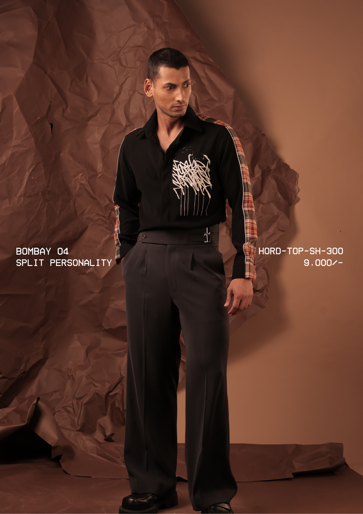 HORD Split Personality shirt, SKU HORD-TOP-SH-300, price 9,000 rupees